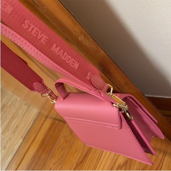 Steve Madden Pink Crossbody Mini Bag Purse - Picture 10 of 13